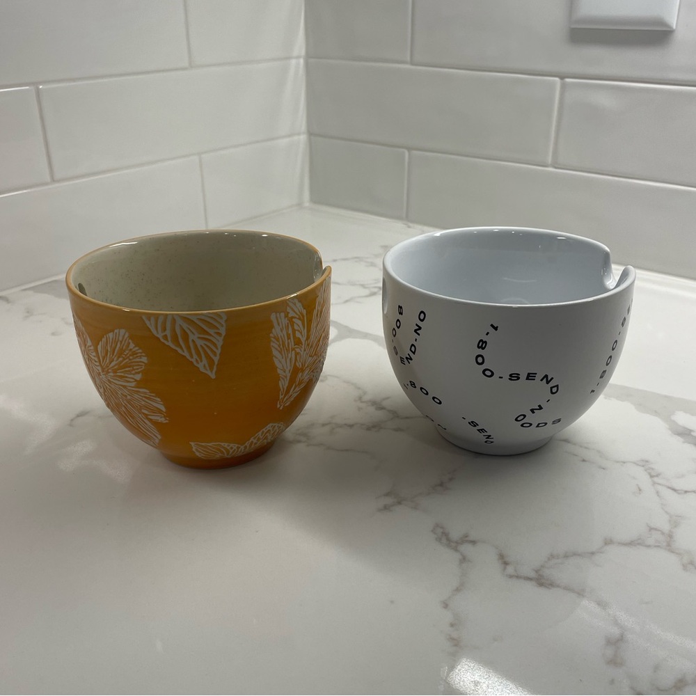 Urban outfitters set of 2 ramen bowls